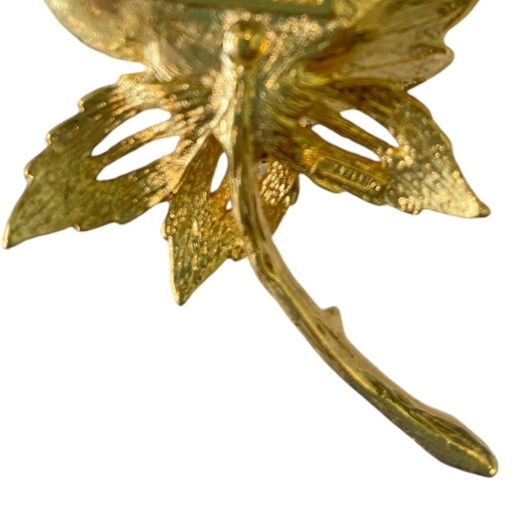 NWT vintage 1997 RJ Graziano England’s Rose Diana brooch & pierced earring set - Picture 13 of 14